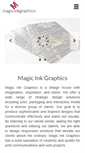 Mobile Screenshot of magicinkgraphics.com